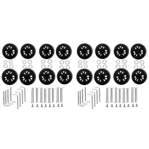 Eioeeklop 16-Teiliges Ersatzset für Gepäckräder, Durchmesser 2/50 mm, Dicke 0,47/12 mm, Widerstandsfähiger Gummi, Dämpfende Rollen, für Koffer A Eioeeklop 16-Teiliges Ersatzset für Gepäckräder, Durchmesser 2/50 mm, Dicke 0,47/12 mm, Widerstandsfähiger Gummi, Dämpfende Rollen, für Koffer A von Eioeeklop