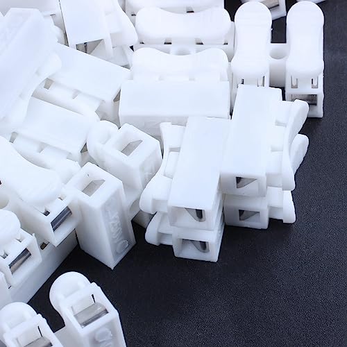 Eioeeklop 200 Stück Ch2 Schnell Draht Verbindungsstecker Kabel Klemme Klemmen Block Anschluss für Led Streifen Licht von Eioeeklop