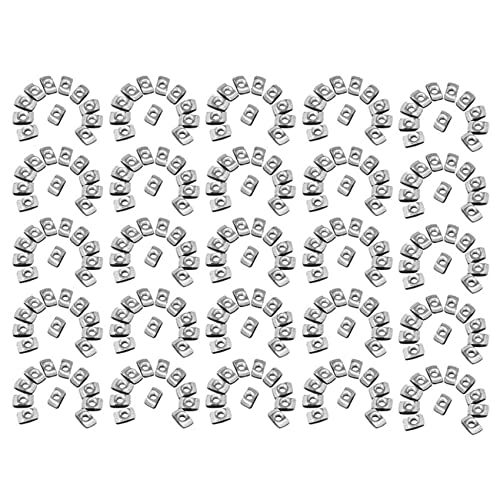Eioeeklop 2000 Stueck M5 Hammer Nuss Carbon Stahl Aluminium Stecker T Verschluss Schiebemutter von Eioeeklop