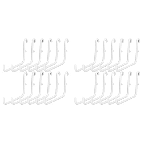 Eioeeklop 24-Teiliges Peg-Board-Haken-Set, Peg-Board-Zubehör, Langes Peg-Board-Haken-Set, Metall-Aufbewahrungswerkzeug, Wasserdichtes Home-Office-Werkzeug Eioeeklop 24-Teiliges Peg-Board-Haken-Set, Peg-Board-Zubehör, Langes Peg-Board-Haken-Set, Metall-Aufbewahrungswerkzeug, Wasserdichtes Home-Office-Werkzeug von Eioeeklop