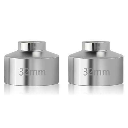 Eioeeklop 2Stück 32-mm-Steckschlüssel-Ölfilterschlüssel-Werkzeug, Werkzeug zum Schnellen Entfernen Des Ölfilters Aus Stahl, 3/8-Antriebs-Ölfilter-Steckschlüssel-Werkzeug von Eioeeklop