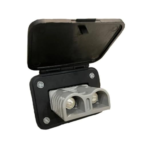 Eioeeklop 2X 120A für Anderson-Stecker, Unterputzhalterung, Plattenhalterung mit Abdeckung für Wohnwagen, 2 Stiche, Automobil-Schiffsteile von Eioeeklop