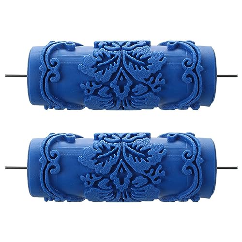 Eioeeklop 2X 15Cm Wand Dekoration Empaistic Muster Malerei Walze Fuer Dekoration Maschine - Blau Eioeeklop 2X 15Cm Wand Dekoration Empaistic Muster Malerei Walze Fuer Dekoration Maschine - Blau von Eioeeklop