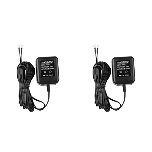 Eioeeklop 2X AC Türklingel Power Adapter, 18 V 500 MA Türklingel Transformator, 10 M Kabel, Kompatible Ring Türklingel, EU Stecker Eioeeklop 2X AC Türklingel Power Adapter, 18 V 500 MA Türklingel Transformator, 10 M Kabel, Kompatible Ring Türklingel, EU Stecker von Eioeeklop