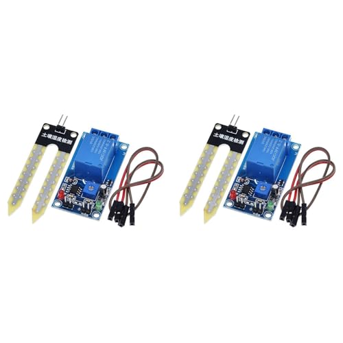 Eioeeklop 2X DC 5V Bodenfeuchtesensor-Relaissteuermodul Automatische Bewässerung Des Feuchtigkeitsstartschalters Eioeeklop 2X DC 5V Bodenfeuchtesensor-Relaissteuermodul Automatische Bewässerung Des Feuchtigkeitsstartschalters von Eioeeklop