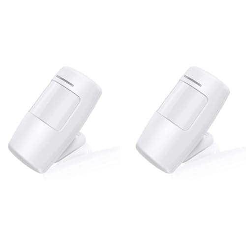 Eioeeklop 2X PIR-Bewegungsmelder, Bewegungssensor-Zubehör für WIFI + RF433 Hub-Sicherheitsalarmsystem, Tuya-Betrieben Eioeeklop 2X PIR-Bewegungsmelder, Bewegungssensor-Zubehör für WIFI + RF433 Hub-Sicherheitsalarmsystem, Tuya-Betrieben von Eioeeklop
