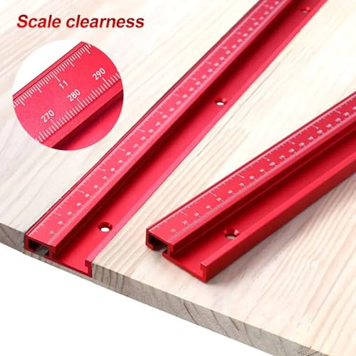 Eioeeklop 2X T-Schiene 45 Rutsche mit mm/-Skala Legierung Rot T-Schienen Schlitz Gehrungsschiene 40 cm Holzbearbeitung Säge Tisch Werkbank Heimwerkerwerkzeuge Eioeeklop 2X T-Schiene 45 Rutsche mit mm/-Skala Legierung Rot T-Schienen Schlitz Gehrungsschiene 40 cm Holzbearbeitung Säge Tisch Werkbank Heimwerkerwerkzeuge von Eioeeklop