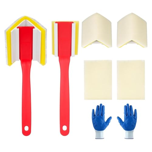 Eioeeklop 3-in-1-Werkzeug Zur Lackreparatur für Ecken, 2 Lackierwerkzeuge für Ecken, 1 Doppellagige Handschuhe für Ecken, Reparaturwerkzeug für Dunkle Ecken Eioeeklop 3-in-1-Werkzeug Zur Lackreparatur für Ecken, 2 Lackierwerkzeuge für Ecken, 1 Doppellagige Handschuhe für Ecken, Reparaturwerkzeug für Dunkle Ecken von Eioeeklop