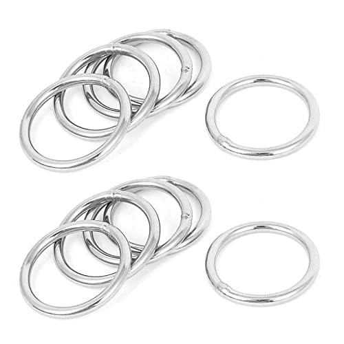 Eioeeklop 30mm x 3mm Edelstahl Gurtband Baerenstark Geschweisster O-Ringe 10 Stueck von Eioeeklop