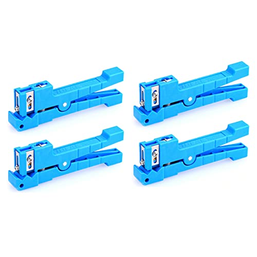 Eioeeklop 4 Stück Kabel Abstreifer 45-163 Puffer Rohr Abstreifer FTTH Perfekt 45-163 Koaxial Kabel Mantel Mantel von Eioeeklop