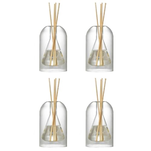 Eioeeklop 4X Aufbewahrungsbehälter, Diffusorflaschen, Aromatherapie-Diffusorflasche, Moderne Diffusor-Glasflasche, Organizer für Ätherische Öle,B Eioeeklop 4X Aufbewahrungsbehälter, Diffusorflaschen, Aromatherapie-Diffusorflasche, Moderne Diffusor-Glasflasche, Organizer für Ätherische Öle,B von Eioeeklop