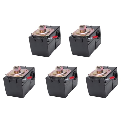 Eioeeklop 5 Stücke Luft Kompressor Schalter Universeller Druckschalter 95-125 Psi für Luft Kompressor Pumpe Ventil von Eioeeklop