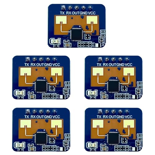 Eioeeklop 5X 24G MmWave LD2410C Radarsensor-Bewegungserkennungsmodul für Menschliche Anwesenheit von Eioeeklop