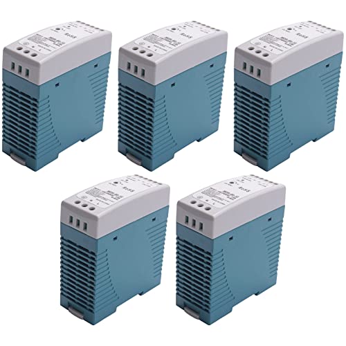 Eioeeklop 5X MDR-60 12V 60W DIN-Schienen Stromversorgung AC-DC Treiberspannungsregler Netzteil 110V 220V von Eioeeklop
