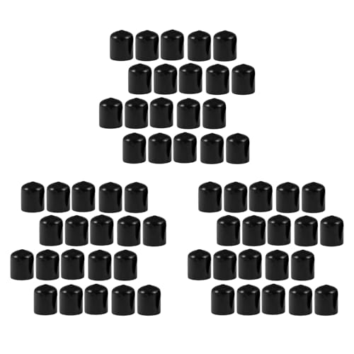 Eioeeklop 60 StüCke Gummi End Kappen 19 mm ID PVC Rund Rohr Bolzen Kappe Abdeckung Schraube Gewinde Schutz Schwarz Eioeeklop 60 StüCke Gummi End Kappen 19 mm ID PVC Rund Rohr Bolzen Kappe Abdeckung Schraube Gewinde Schutz Schwarz von Eioeeklop