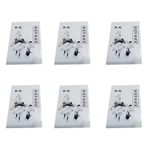 Eioeeklop 6X 30 Blatt Weißes Malpapier Papier Reispapier Chinesische Malerei und Kalligraphie 36cm X 25cm Eioeeklop 6X 30 Blatt Weißes Malpapier Papier Reispapier Chinesische Malerei und Kalligraphie 36cm X 25cm von Eioeeklop