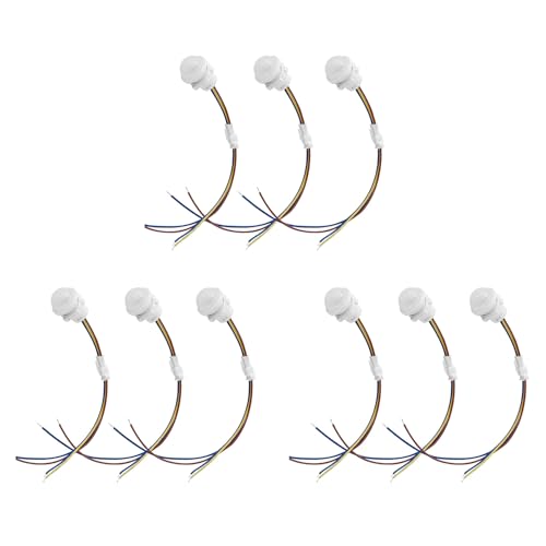 Eioeeklop 9er-Pack Lichtschalter mit Bewegungsmelder, Intelligenter PIR-Sensor-Erkennungsschalter, Intelligenter Lichtschalter Zur Decken- oder Wandmontage Eioeeklop 9er-Pack Lichtschalter mit Bewegungsmelder, Intelligenter PIR-Sensor-Erkennungsschalter, Intelligenter Lichtschalter Zur Decken- oder Wandmontage von Eioeeklop