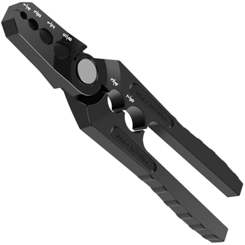 Eioeeklop Kupferrohrrunder, Manuelle Rohrrundzange mit 6-Loch-Design, Flachrohr-Reparaturzange, Kupferbiegewerkzeug Eioeeklop Kupferrohrrunder, Manuelle Rohrrundzange mit 6-Loch-Design, Flachrohr-Reparaturzange, Kupferbiegewerkzeug von Eioeeklop