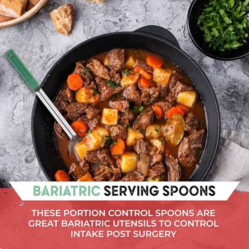 Eioeeklop Servierlöffel Zur Portionskontrolle - Must-Haves für die Adipositas - Perfekt für und Magenbypass - Set mit 16 Schöpflöffeln Eioeeklop Servierlöffel Zur Portionskontrolle - Must-Haves für die Adipositas - Perfekt für und Magenbypass - Set mit 16 Schöpflöffeln von Eioeeklop