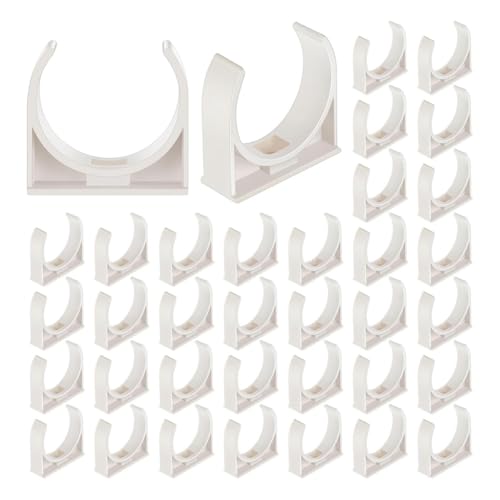 Eioeeklop U-Förmige PVC-Wasserrohrklemmen Aus Kunststoff Zur Unterstützung Von Wasserrohren. Rohrschellen von Eioeeklop
