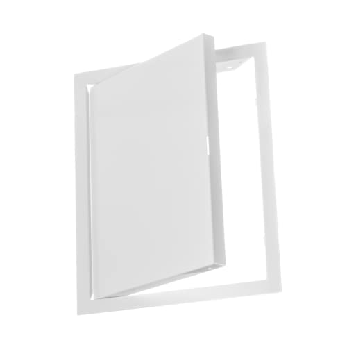 Metall Revisionsklappe 20x25 cm - Serviceklappe zur Inspektion und Abdeckung - 200x250mm Revisionstür - Inspektionstür Zugangstür Wartungsklappe - Stahl Verzinkt Weiß von EUROPLAST