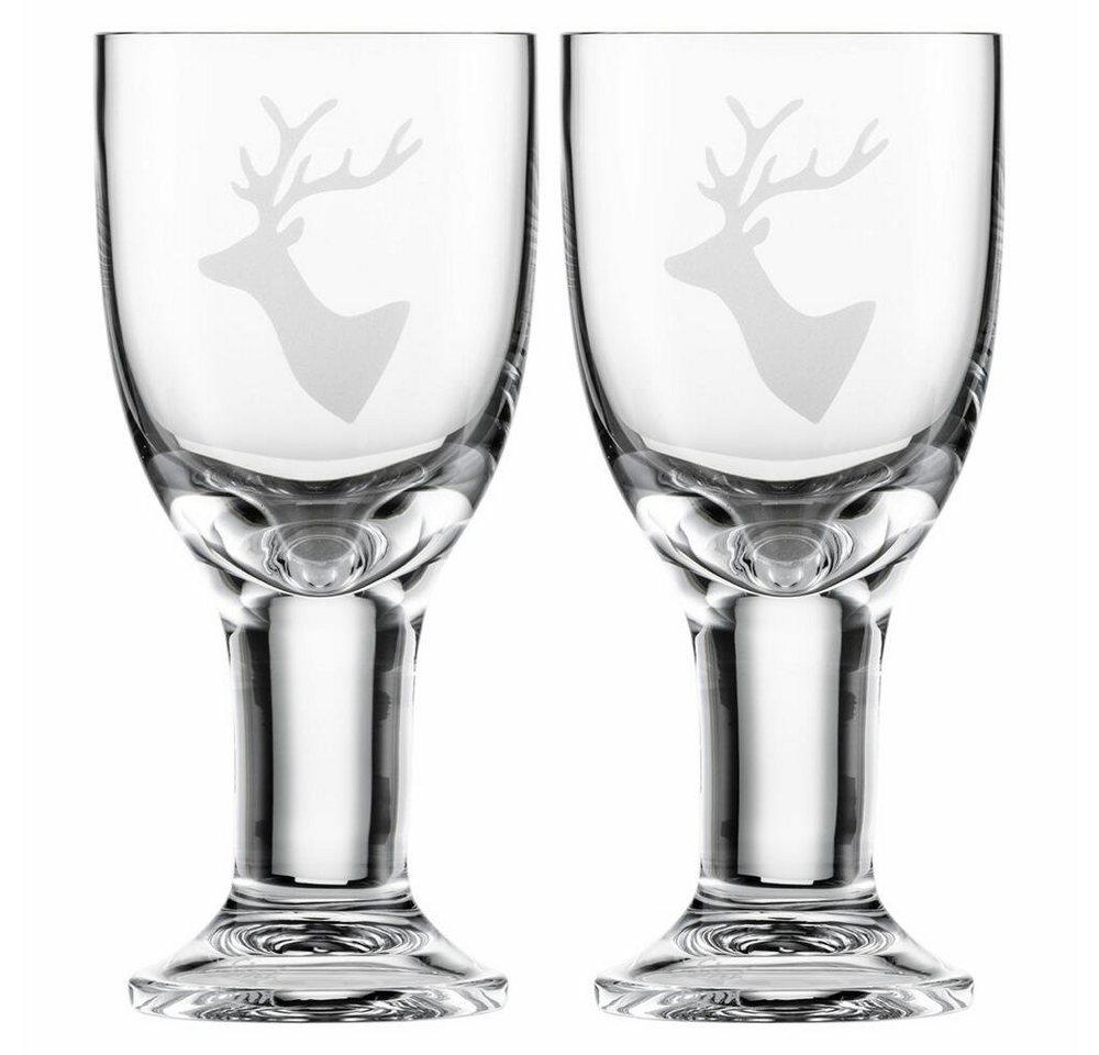 Eisch Germany Rotweinglas 2er Set Chalet 340 ml, Kristallglas von Eisch Germany