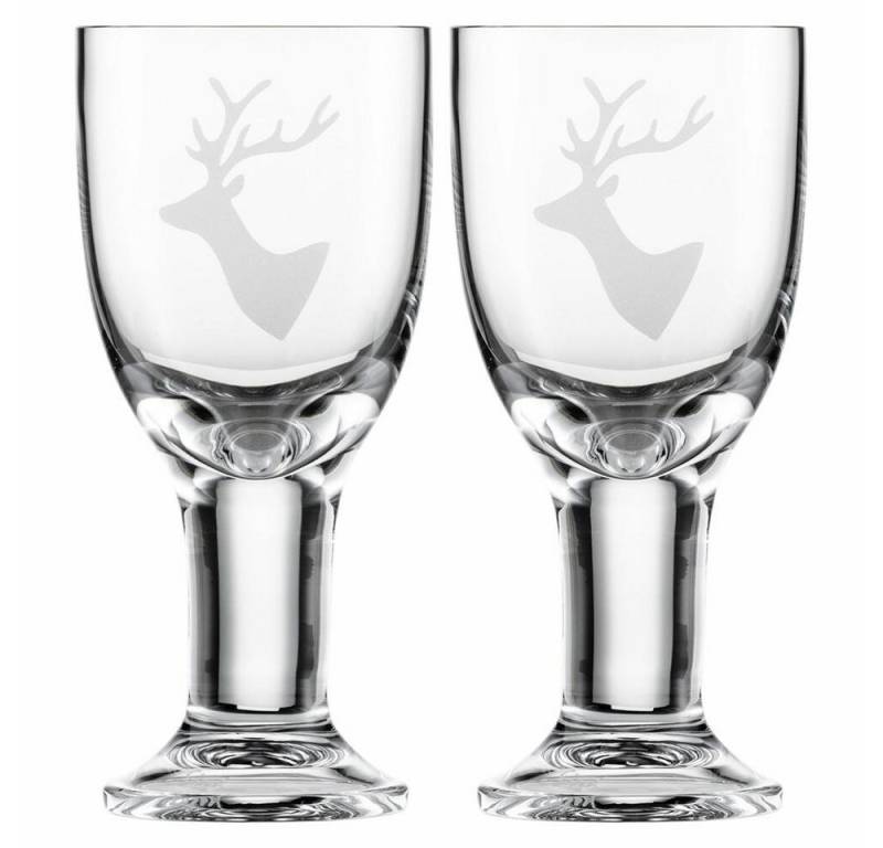 Eisch Germany Rotweinglas 2er Set Chalet 340 ml, Kristallglas von Eisch Germany