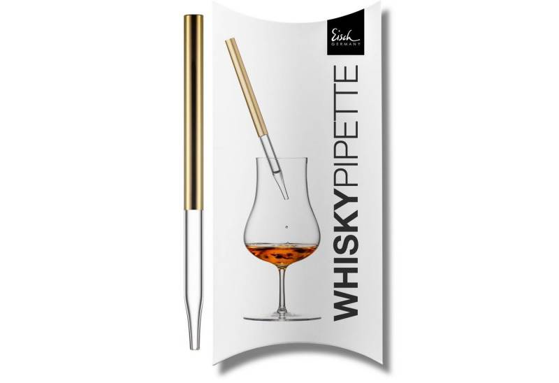 Eisch Germany Whisky-Pipette Gentleman Gold, mit Goldbeschichtung von Eisch Germany
