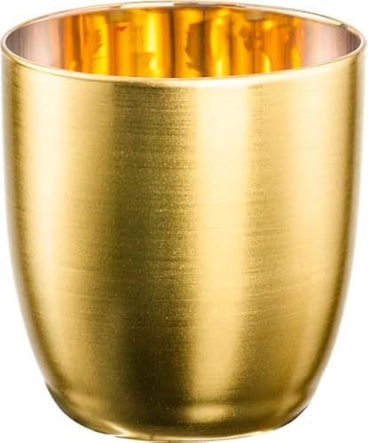Espresso-Becher H.65mm/100ml 109/6 full-gold COSMO COLLECT Eisch Glas~2 (2 Stück) von Eisch Glaskultur
