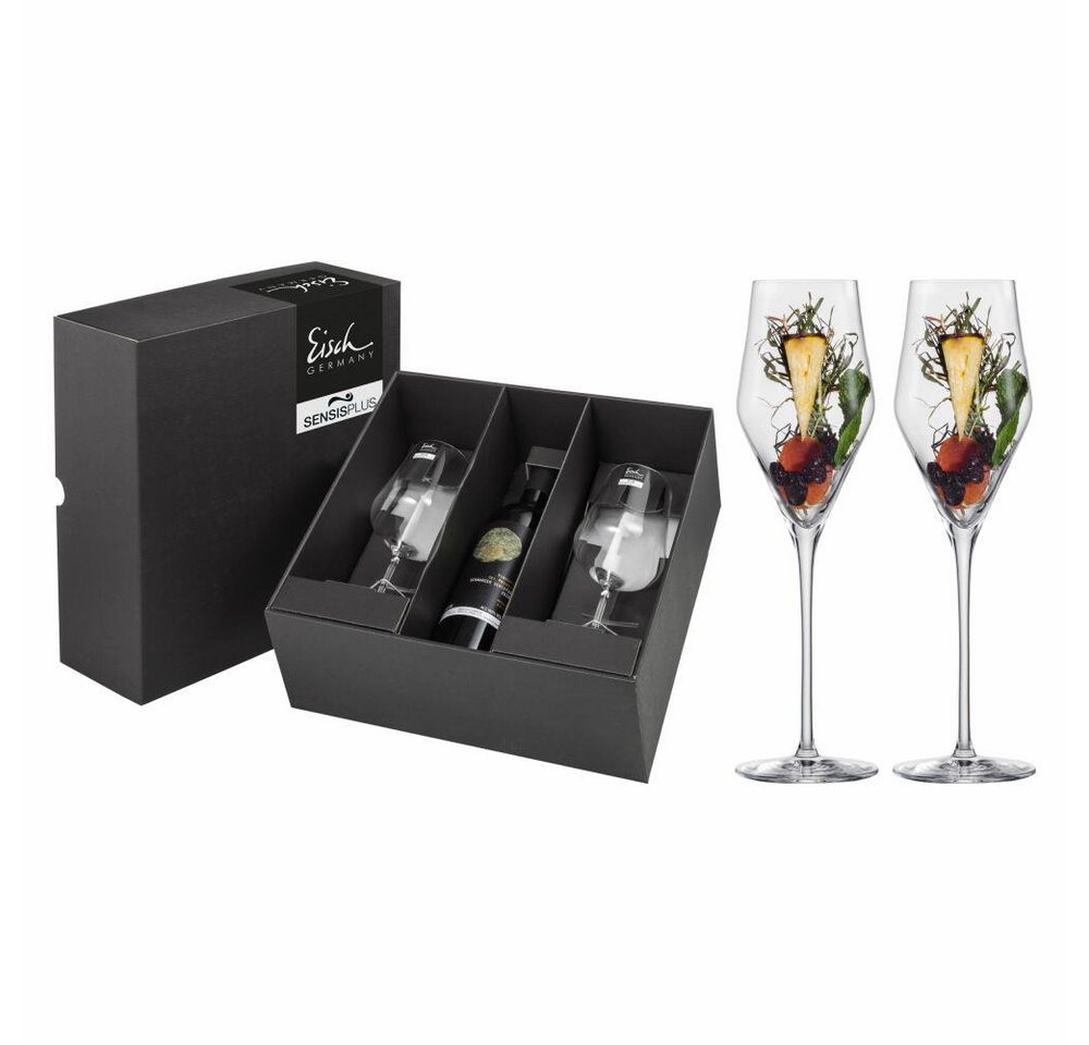 Eisch Champagnerglas 2er Set Cuvée Sky Sensis plus 260 ml, Kristallglas von Eisch