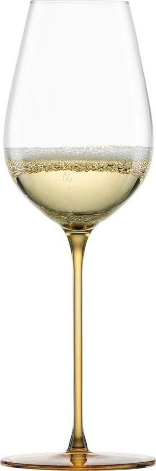 Eisch Champagnerglas INSPIRE SENSISPLUS, Kristallglas, die Veredelung der Stiele erfolgt in Handarbeit, 400 ml, 2-teilig von Eisch