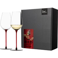 Eisch Champagnerglas "RED SENSISPLUS", (Set, 2 tlg., 2 Gläser im Geschenkkarton), 400 ml, 2-teilig, Made in Germany von Eisch
