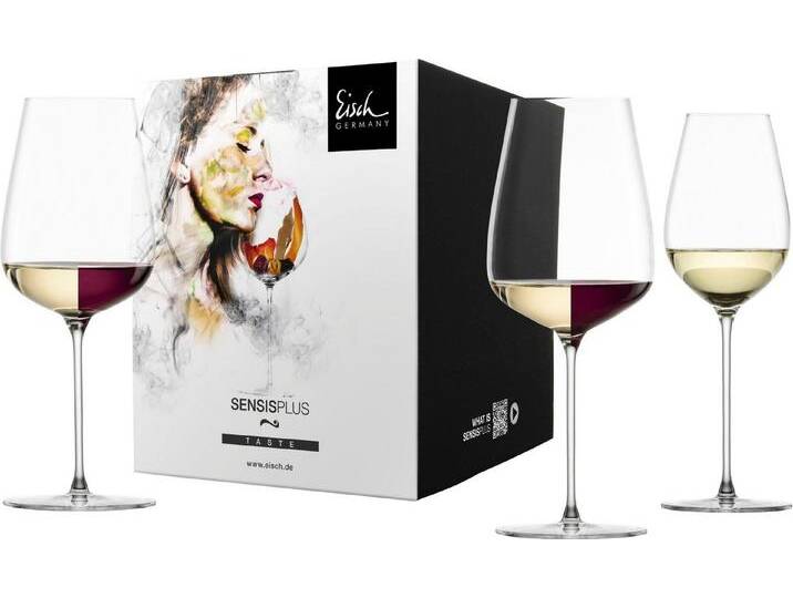 Eisch Germany Gläser-Set ESSENCA SENSISPLUS, Kristallglas, Tasting Set, 3-teilig, Made in Germany, weiß von Eisch