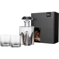 Eisch Germany Gläser-Set "GENTLEMAN, Made in Germany", (Set, 3 tlg., 1 Whiskykaraffe, 2 Whiskybecher im Geschenkkarton), mundgeblasen, in Handarbeit mit echtem Platin veredelt, 3-teilig von Eisch Germany
