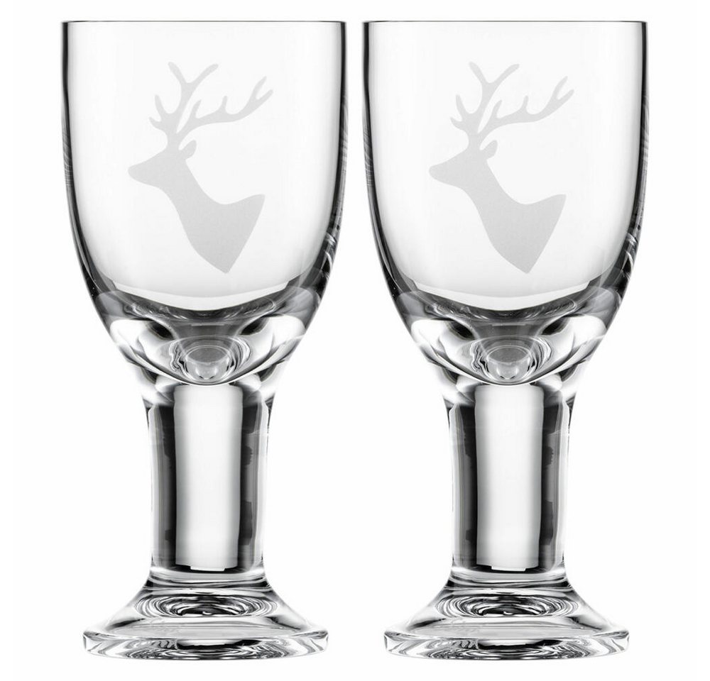 Eisch Rotweinglas 2er Set Chalet 340 ml, Kristallglas von Eisch