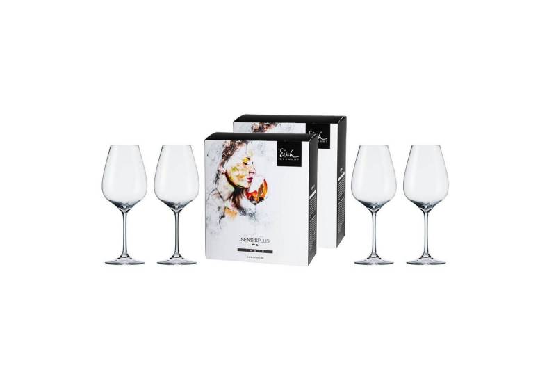 Eisch Rotweinglas Superior SensisPlus Syrahgläser 600 ml 4er Set, Glas von Eisch