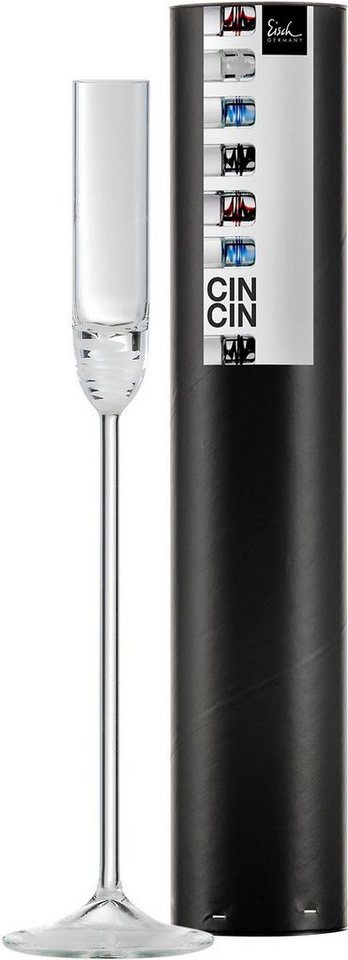 Eisch Schnapsglas CIN CIN Made in Germany, Borosilikatglas, mit Farbglas-Einschlüssen im unteren, massiven Teil der Gläser, 45 m von Eisch