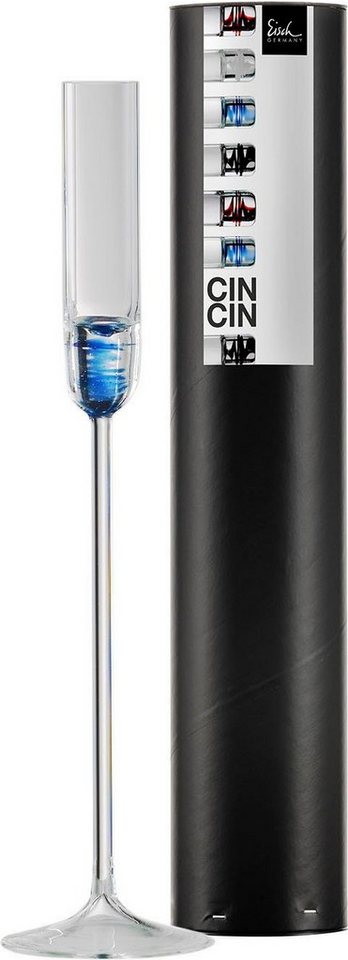 Eisch Germany Schnapsglas CIN CIN Made in Germany, Borosilikatglas, mit Farbglas-Einschlüssen im unteren, massiven Teil der Gläser, 45 m von Eisch Germany