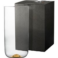Eisch Tischvase "DOT", (1 St.), mundgeblasen, Kristallglas, mit 24karätigem Gold veredelt, 25 cm von Eisch
