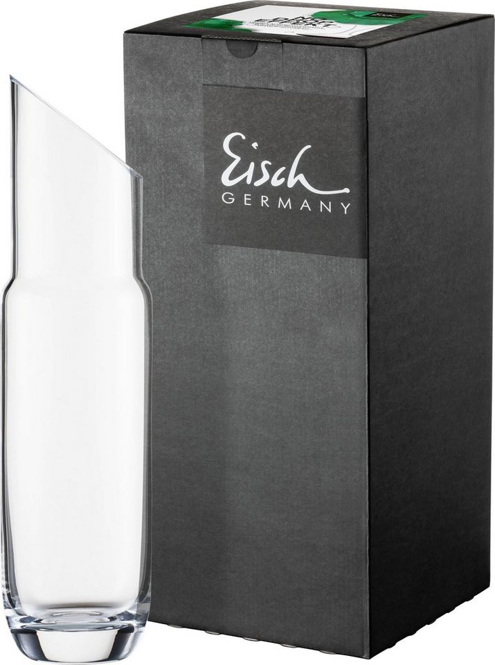 Eisch Germany Wasserkaraffe Kristallglas, mundgeblasen, NO DROP EFFEKT für tropffreies Ausgießen, 1 Liter von Eisch Germany