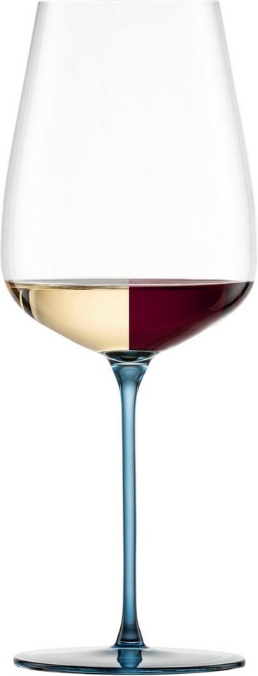 Eisch Germany Weinglas INSPIRE SENSISPLUS, Made in Germany, Kristallglas, Veredelung der farbigen Stiele in Handarbeit, 2-teilig von Eisch Germany