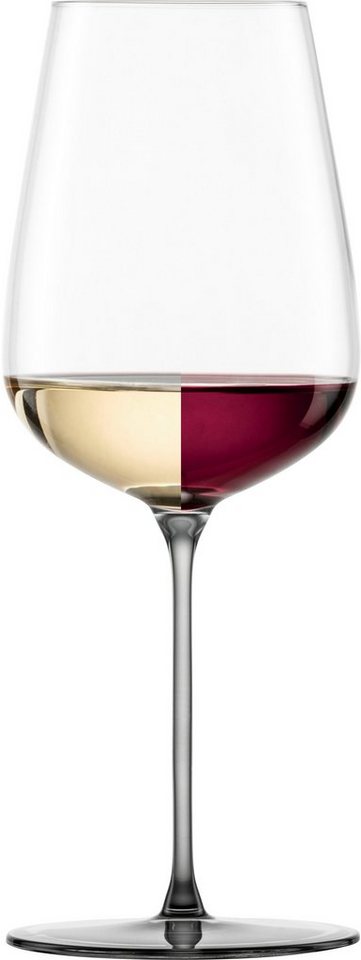 Eisch Weinglas INSPIRE SENSISPLUS, Made in Germany, Kristallglas, die Veredelung der Stiele erfolgt in Handarbeit, 2-teilig von Eisch
