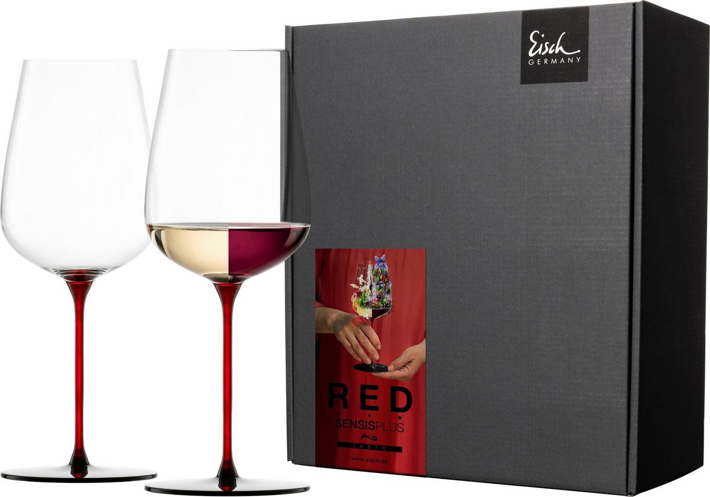Eisch Weinglas RED SENSISPLUS, Kristallglas, 580 ml, 2-teilig, Made in Germany von Eisch