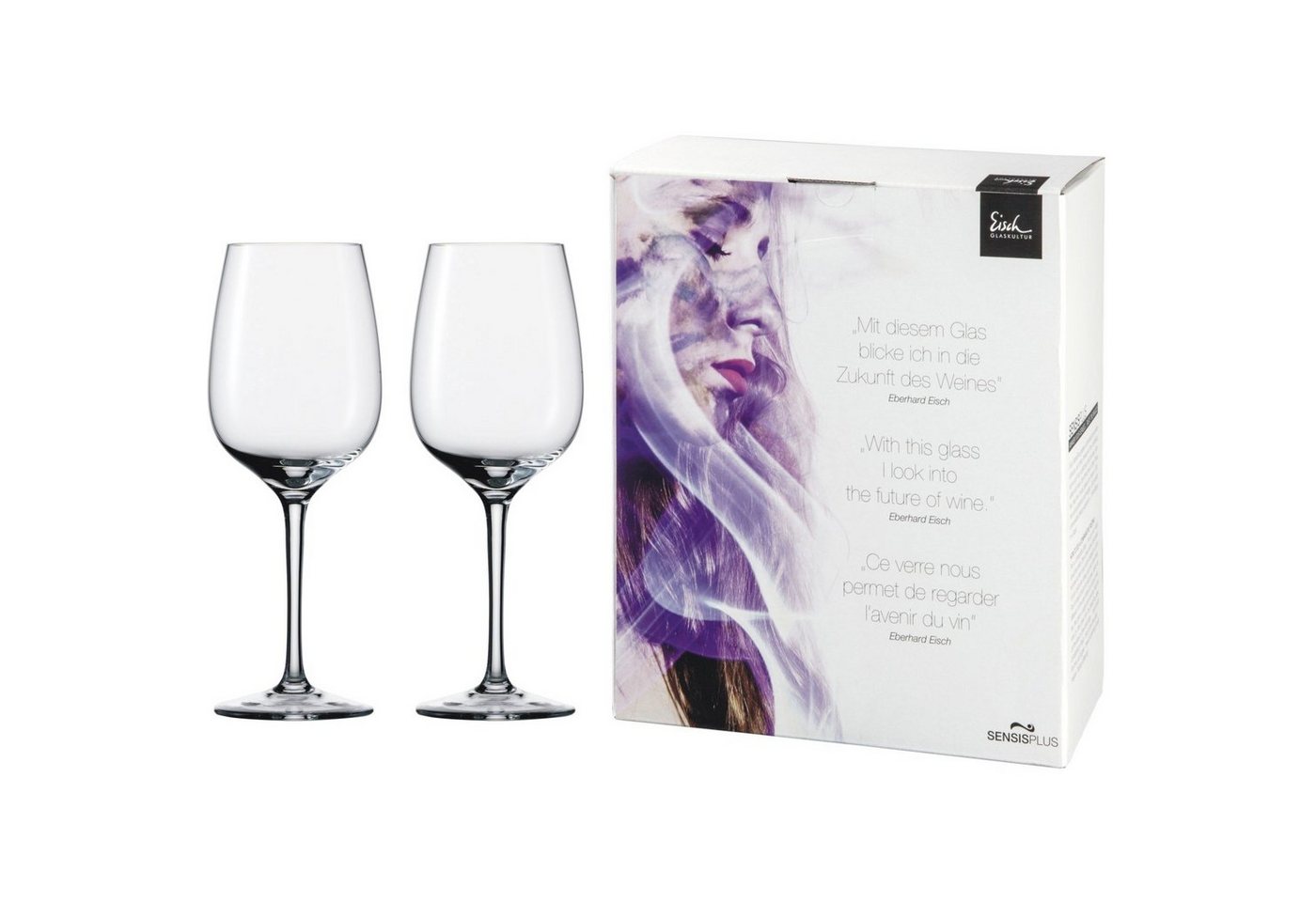 Eisch Germany Weinglas Superior SensisPlus Chardonnay 2er Geschenkkarton, Kristallglas von Eisch Germany