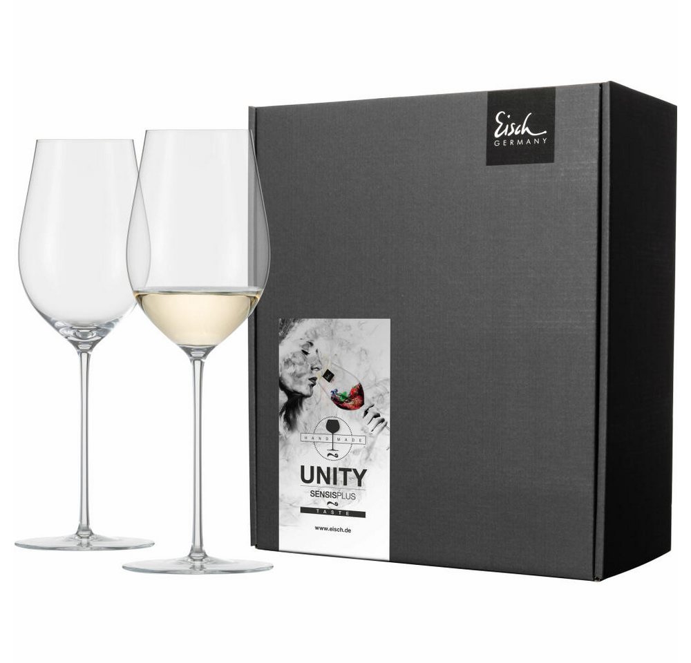 Eisch Germany Weißweinglas Unity Sensis plus 2er Set 410 ml, Kristallglas von Eisch Germany