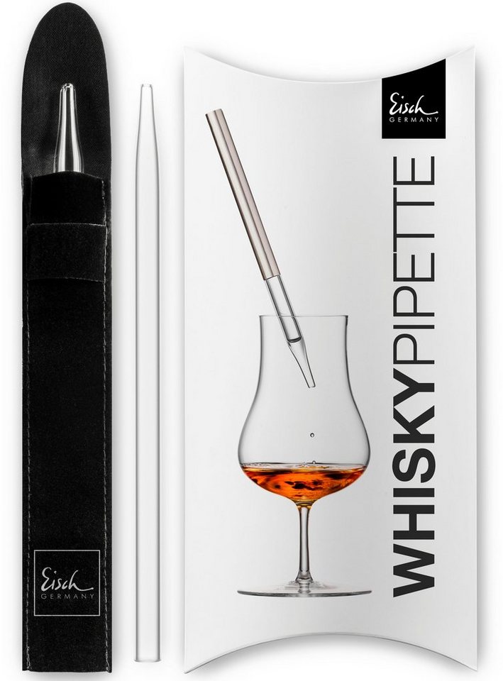 Eisch Whisky-Pipette GENTLEMAN (1 St), zum tropfenweisen Verdünnen von Whisky oder Rum von Eisch