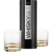 Eisch Whiskyglas "GENTLEMAN, 400 ml", (Set, 2 tlg., 2 Whiskybecher in Geschenkröhre) von Eisch