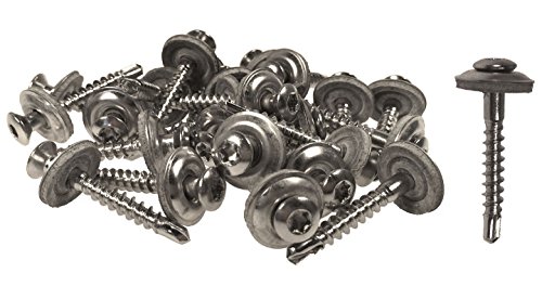 Spenglerschrauben mit Bohrspitze 4,5x25 mm - 200 Stück Torx Edelstahl A2 Spenglerschrauben mit Bohrspitze 4,5x25 mm - 200 Stück Torx Edelstahl A2 von EisenRon