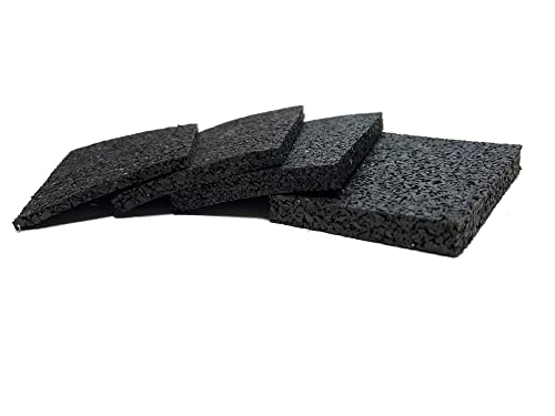 40 Stück Terrassenpads 90x60 mm Pads für Terrasse in 4 Stärken als Sortiment von EisenRon