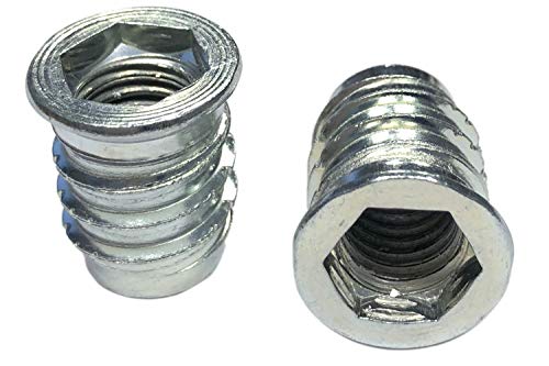 Einschraubmuttern mit Abdeckrand M4 10x8 mm - 12 St. Eindrehmuttern galv. verz. Einschraubmuttern mit Abdeckrand M4 10x8 mm - 12 St. Eindrehmuttern galv. verz. von EisenRon